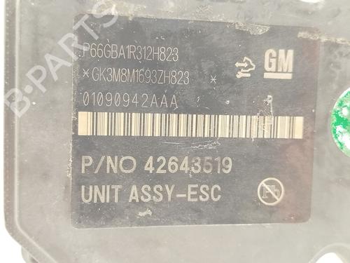 ABS Bremseaggregat OPEL MOKKA / MOKKA X (J13) 1.4 (_76) | BP28093261M43 