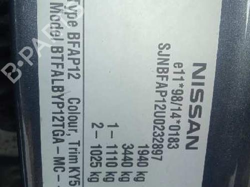 Right front door NISSAN PRIMERA Hatchback (P12) 1.9 dCi | BP15727596C3 