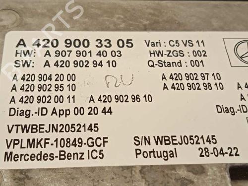 Electronic module MERCEDES-BENZ SPRINTER 4-t Van (B907, B910) 419 CDI RWD (907.643, 907.645, 907.647) | BP26208017M83 - Image 5