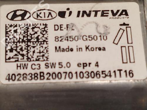 Front left window mechanism KIA NIRO I (DE) E-NIRO | BP25783180C22