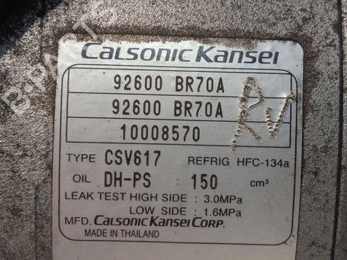 AC compressor NISSAN QASHQAI I (J10, NJ10) 2.0 dCi | BP28114391M34