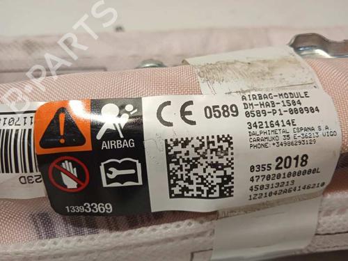 Left curtain airbag OPEL CROSSLAND X / CROSSLAND (P17, P2QO)  | BP13374790C11 