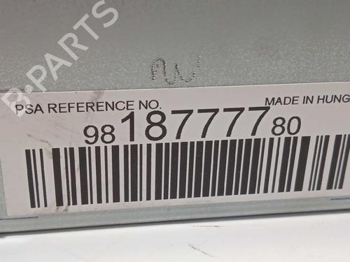 Radio CITROËN JUMPY III Van (V_)  | BP17072551E6 