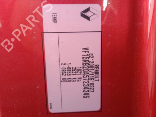 Tailgate RENAULT CLIO IV (BH_) 0.9 TCe 90 (BHNF, BHMA, BHMH, BHJK, BHJR) | BP29125467C6 