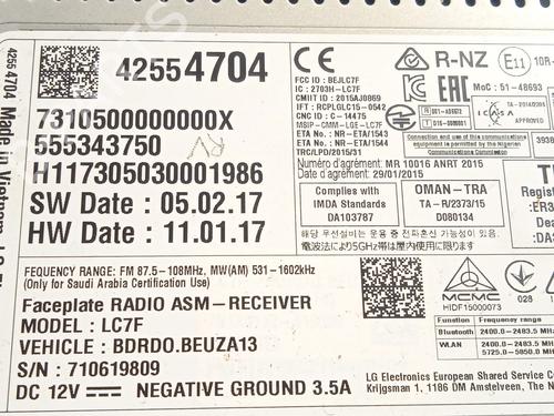 Display OPEL CORSA E (X15) 1.4 (08, 68) | BP32227766C48 - Image 6
