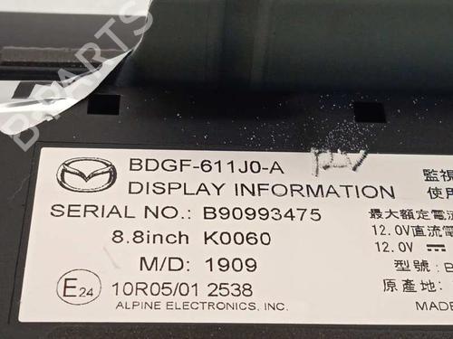 Display monitor MAZDA 3 Hatchback (BP)  | BP13054405C48 