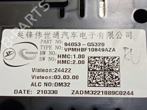 Instrument cluster KIA NIRO I (DE)  | BP15107739C47 