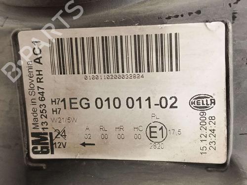 Right headlight OPEL ASTRA J (P10) 1.7 CDTI (68) | BP39569268C29 - Image 6