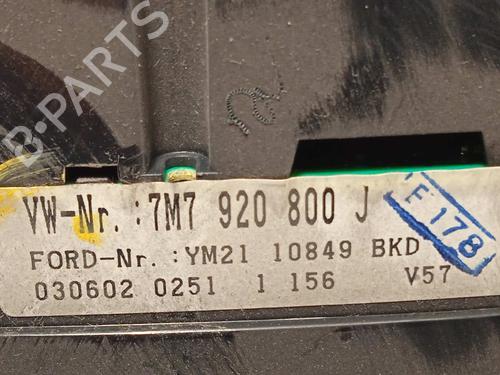 Instrument cluster SEAT ALHAMBRA (7V8, 7V9) 1.9 TDI | BP17543678C47 