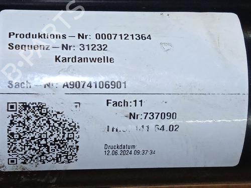 Driveshaft MERCEDES-BENZ SPRINTER 4-t Van (B907, B910) 419 CDI RWD (907.643, 907.645, 907.647) | BP26209176M37 - Image 10