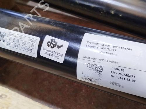 Driveshaft MERCEDES-BENZ SPRINTER 4-t Van (B907, B910) 419 CDI RWD (907.643, 907.645, 907.647) | BP26209812M37 