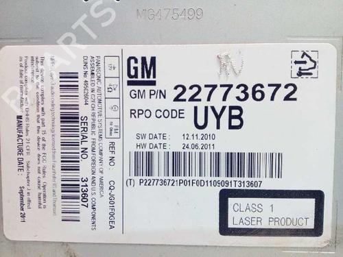 Radio OPEL ASTRA J (P10) 1.3 CDTI (68) | BP3193718E6 