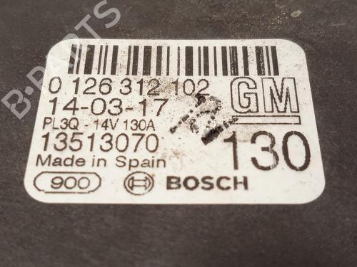 Alternator OPEL ASTRA K Sports Tourer (B16) 1.4 Turbo (35) | BP30204740M7 