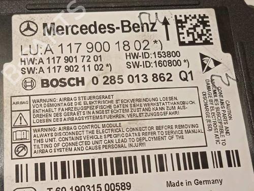 Airbag Kit MERCEDES-BENZ GLA-CLASS (X156) GLA 200 CDI / d (156.908) | BP15675639C86 