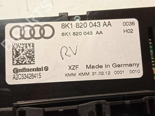 Climate control AUDI A4 B8 (8K2)  | BP16944737I5 