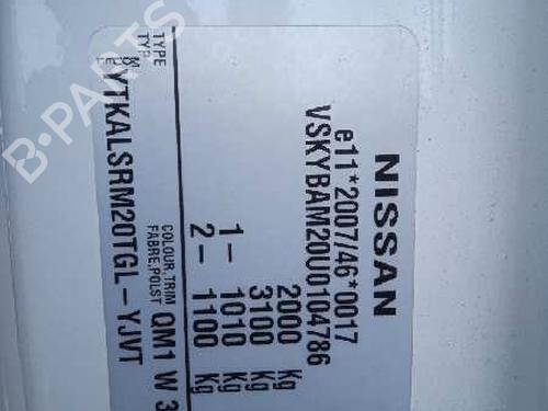 Rear axle NISSAN NV200 / EVALIA Bus 1.5 dCi 85 (M20, M20M, M20K, M20KK) | BP12595753M2 