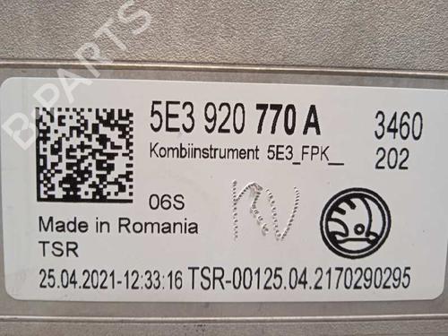 Instrument cluster SKODA OCTAVIA IV (NX3, NN3, PV3)  | BP16658188C47 