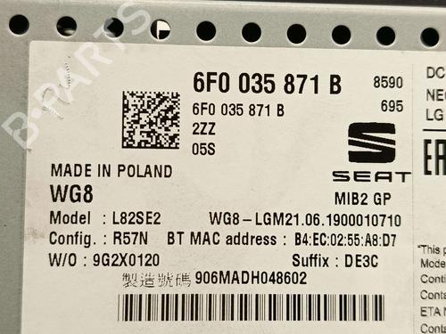 Radio SEAT ARONA (KJ7, KJP) 1.0 TSI | BP37873891E6 - Image 6