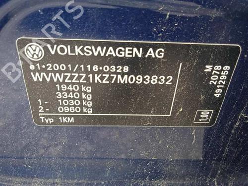 Rear left window mechanism VW JETTA III (1K2) 1.9 TDI | BP8072794C24