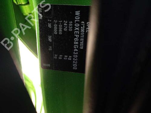 Right sun visor OPEL CORSA E (X15) 1.4 (08, 68) | BP6110124I2