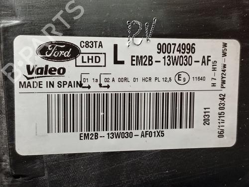 Left headlight FORD S-MAX (CJ, WA6) 2.0 TDCi | BP32289603C28 