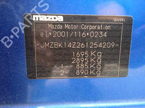 Left mirror MAZDA 3 (BK) 1.6 (BK14) | BP13643635C26 