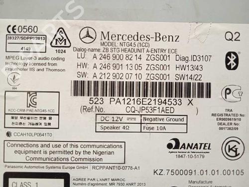 Electronic module MERCEDES-BENZ A-CLASS (W176) A 180 CDI / d (176.012) | BP15508606M83 