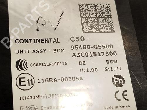 Electronic module KIA NIRO I (DE) E-NIRO | BP25769853M83