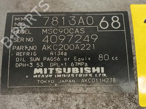 AC compressor MITSUBISHI OUTLANDER II (CW_W) 2.0 DI-D (CW8W) | BP36431948M34  - Image 6