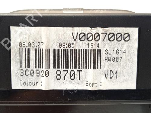 Instrument cluster VW PASSAT B6 (3C2) 2.0 FSI | BP27694685C47 