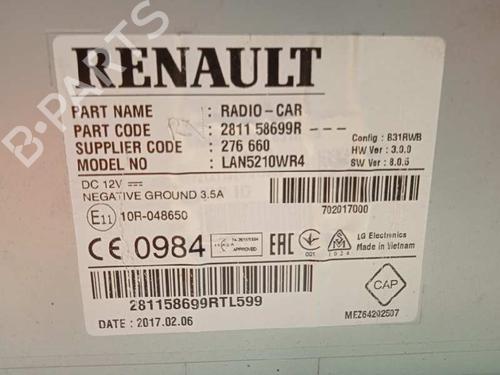 Display monitor RENAULT CLIO IV (BH_) 1.5 dCi 75 | BP13514007C48