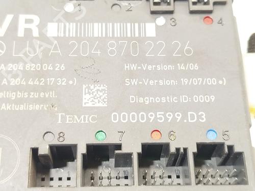 Control unit MERCEDES-BENZ C-CLASS T-Model (S204) C 220 CDI (204.208) | BP34579125M11 - Image 3
