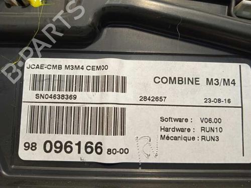 Instrument cluster CITROËN C-ELYSEE (DD_) 1.6 BlueHDi 100 | BP7299668C47