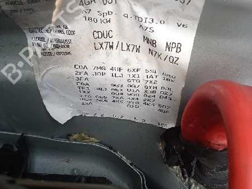 Switch AUDI A7 Sportback (4GA, 4GF) 3.0 TDI quattro | BP10227078I30 