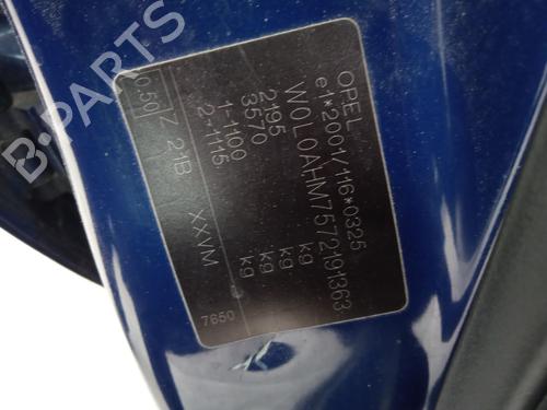 Left front fenders OPEL ZAFIRA / ZAFIRA FAMILY B (A05) 1.9 CDTI (M75) | BP22729380C41 