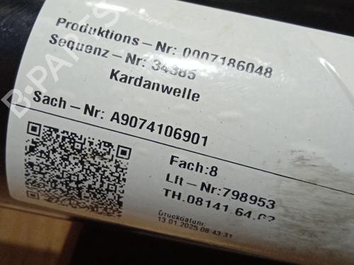 Driveshaft MERCEDES-BENZ SPRINTER 4-t Van (B907, B910) 419 CDI RWD (907.643, 907.645, 907.647) | BP26387465M37 