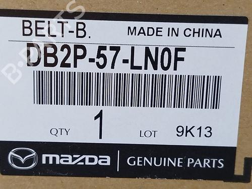 Rear left seatbelt MAZDA CX-3 (DK) 2.0 SKYACTIV-G (DK5W, DK6W) | BP31645451I29 