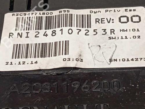 Instrument cluster RENAULT MEGANE III Hatchback (BZ0/1_, B3_) 1.2 TCe (BZ2B, BZ11) | BP10376568C47 