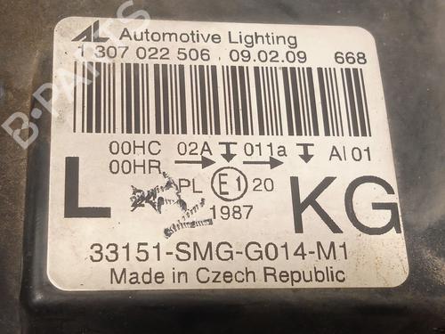 Left headlight HONDA CIVIC VIII Hatchback (FN, FK) 2.2 CTDi (FK3) | BP28211538C28 