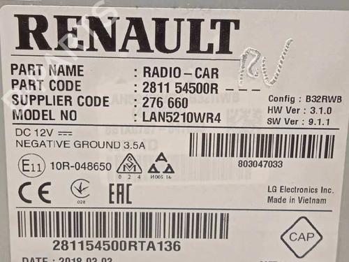 Radio RENAULT CLIO IV (BH_)  | BP9817629E6 
