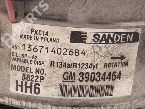 AC compressor OPEL ASTRA K (B16) 1.6 CDTi (68) | BP9978430M34 