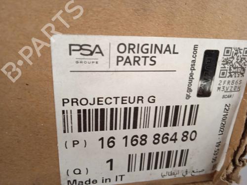 Left headlight CITROËN C5 III (RD_) 1.6 THP 150 (RD5FN8, RD5FNA) | BP26208389C28