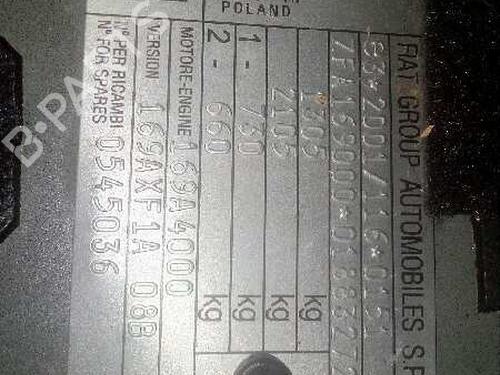 Throttle body FIAT PANDA (169_) 1.2 (169.AXB11, 169.AXB1A) | BP6786161M82 