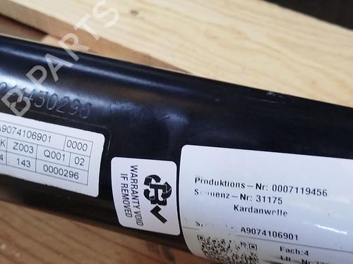 Driveshaft MERCEDES-BENZ SPRINTER 4-t Van (B907, B910) 419 CDI RWD (907.643, 907.645, 907.647) | BP26209874M37 