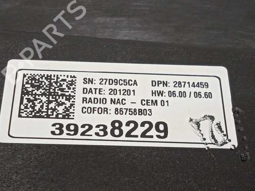 Display monitor OPEL CROSSLAND X / CROSSLAND (P17, P2QO)  | BP15107760C48 