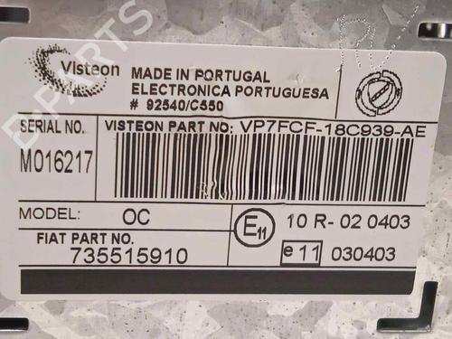 Radio FIAT BRAVO II (198_) 1.6 D Multijet (198AXH1B) | BP16650554E6 