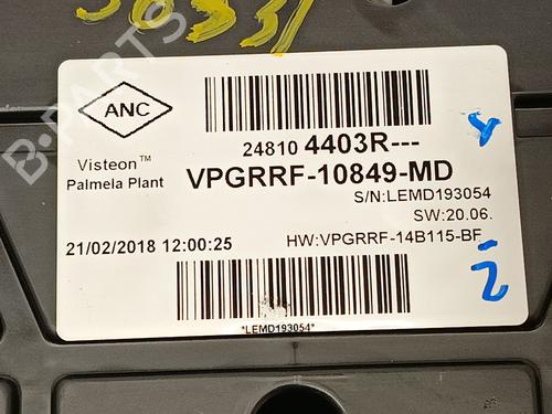 Instrument cluster RENAULT CAPTUR I (J5_, H5_) 1.2 TCe 120 | BP36014620C47 - Image 8