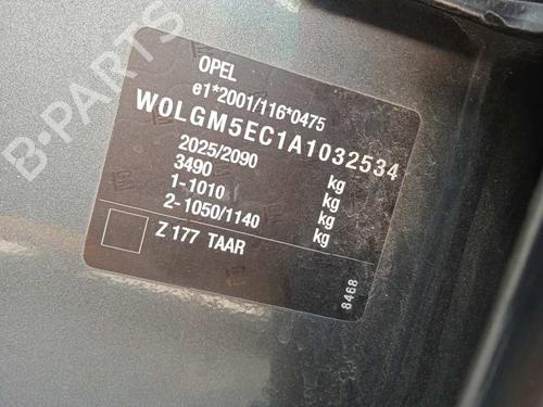Alternator OPEL INSIGNIA A (G09)  | BP16729095M7 