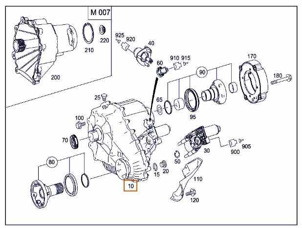 Transfer Box Mercedes Benz M Class W164 Ml 63 Amg 4 Matic 164 177 A2512801100 B Parts