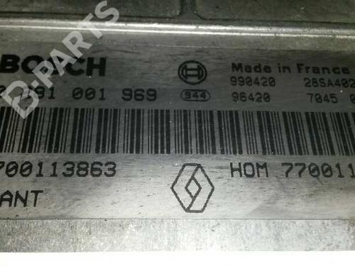 Engine control unit (ECU) RENAULT MEGANE I Coach (DA0/1_) 1.9 dCi (DA05, DA1F) | BP2439772M57 